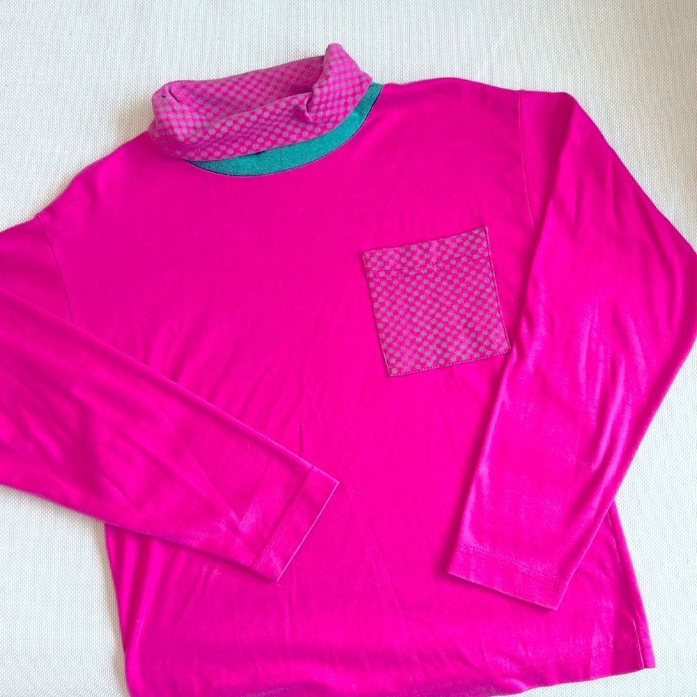 VTG Hot Pink TurtleNeck